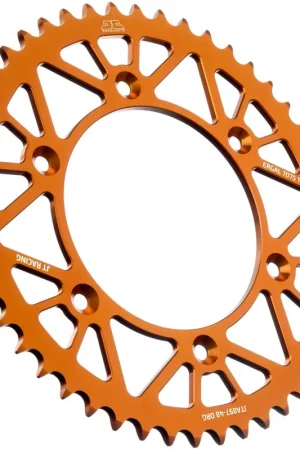 JT SPROCKETS - REAR RACELITE ALU 48T ORANGE - Sprockets - 520 Limited Edition
